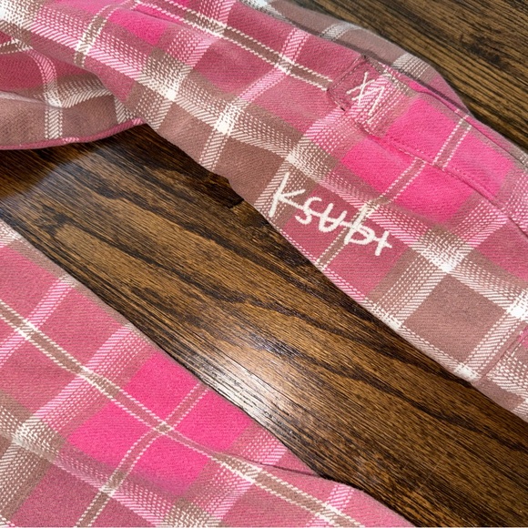 Kith x Ksubi Kace Faded Plaid Zip Over-Shirt Jacket Size Medium - Picture 6 of 9